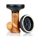Bowl Oblako Black Glaze Hookah Shisha Bowl Black Matte