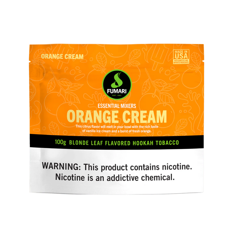 Tobacco Fumari Orange Cream Hookah Shisha Flavor 100g