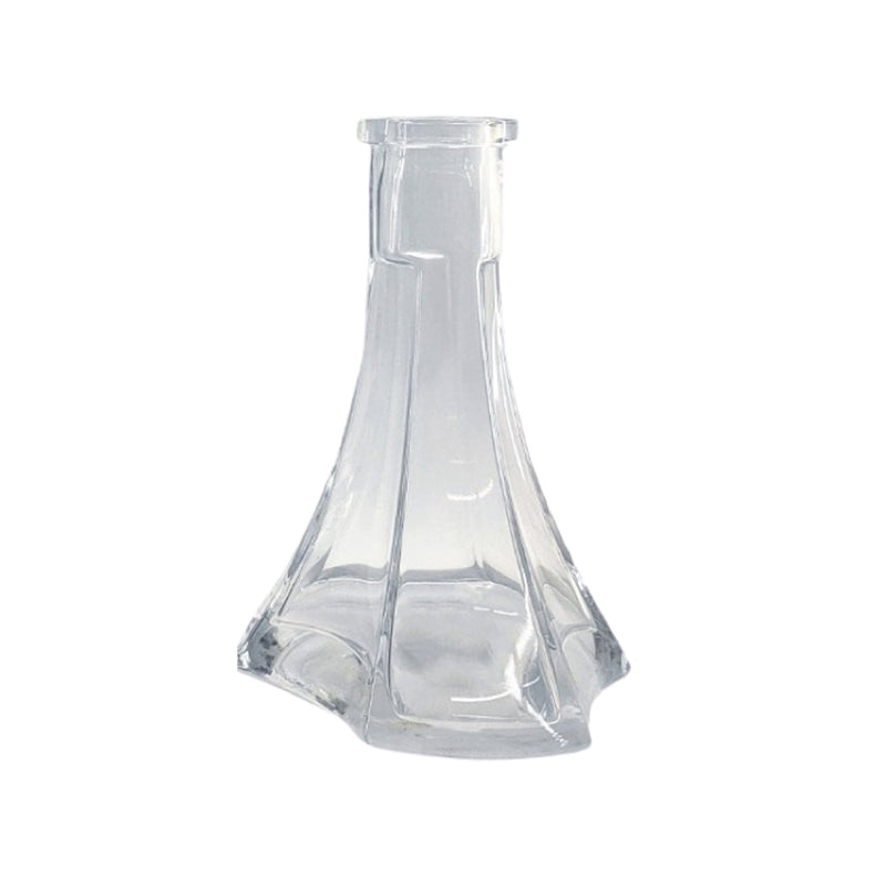  Pyramid Hookah Base  Clear  