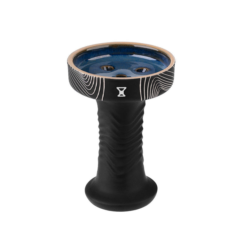 Alpha Hookah Shisha Bowl Wave Killer - Pacific Black