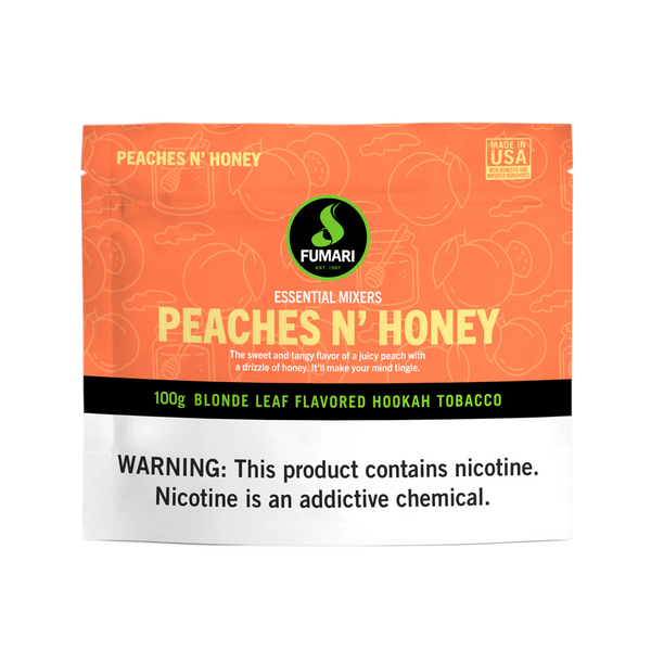 Tobacco Fumari Peaches N' Honey Hookah Shisha Flavor 100g