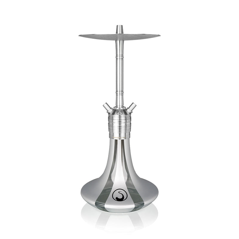 hookah Steamulation Pure Hookah Silver Matt Metallic