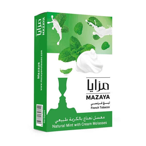 Tobacco Mazaya Mint with Cream    