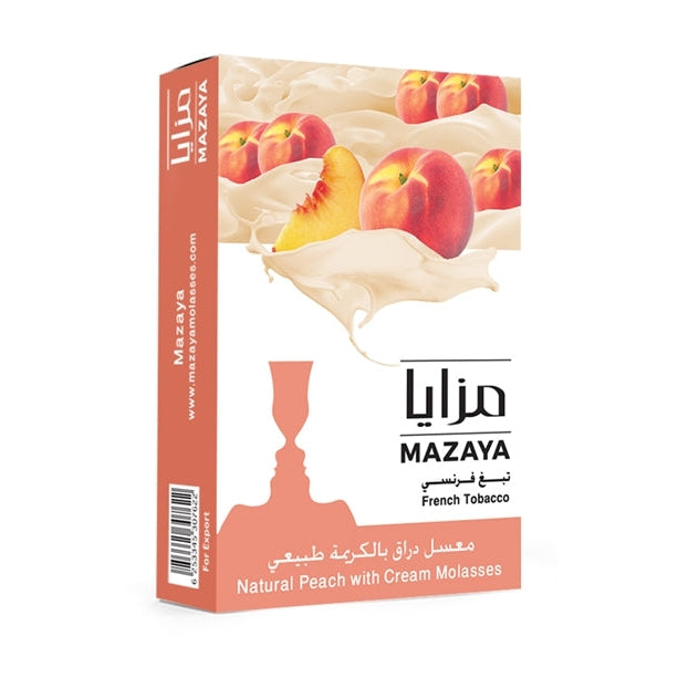 Tobacco Mazaya Peach with Cream    