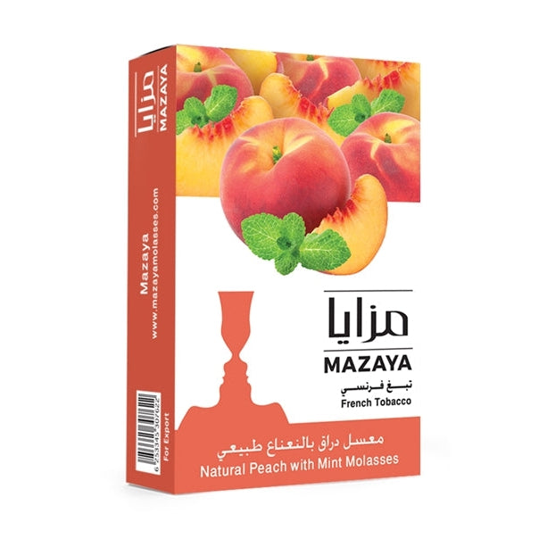 Tobacco Mazaya Peach with Mint    