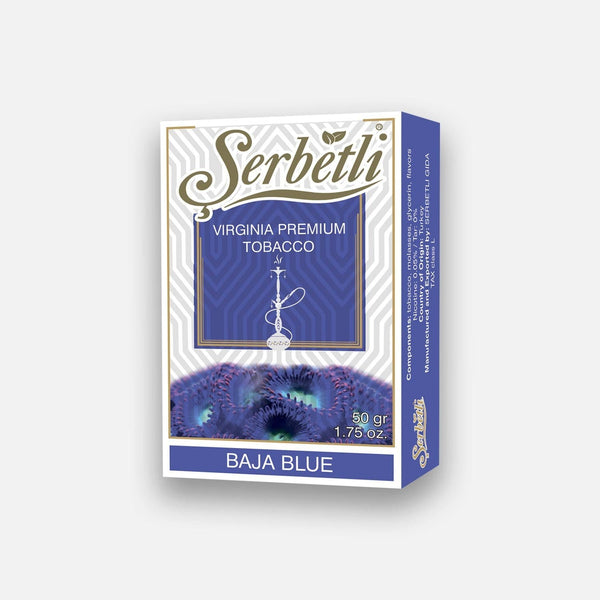 Tobacco Serbetli Baja Blue 50g Hookah Flavor