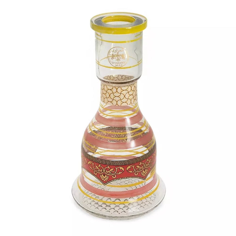 Base Sharawy Hookah Base  Red - Gold  