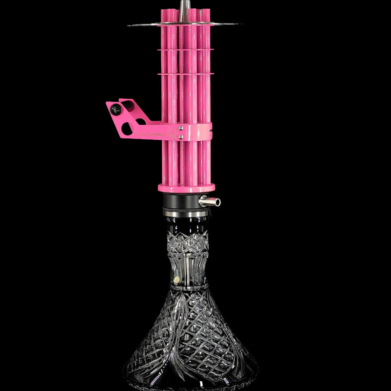 hookah Shi Carver Minigun Hookah Pink