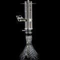 hookah Shi Carver Minigun Hookah Silver
