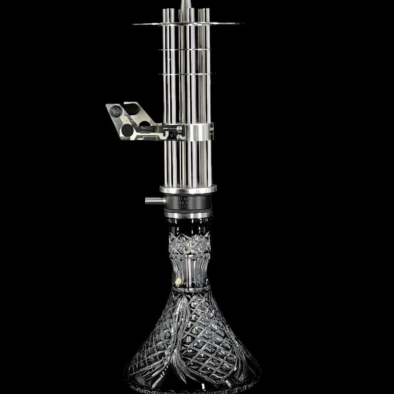 hookah Shi Carver Minigun Hookah Silver