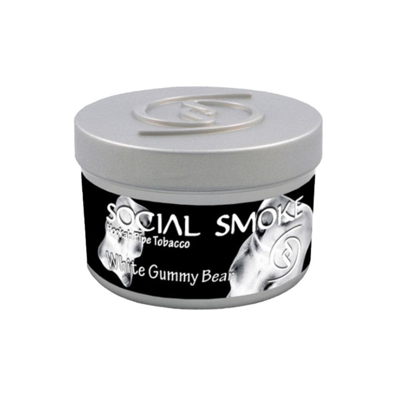 Tobacco Social Smoke White Gummy Bear 200g    