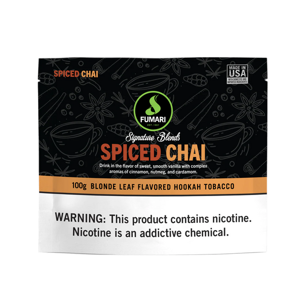 Tobacco Fumari Spiced Chai Hookah Shisha Flavor 100g