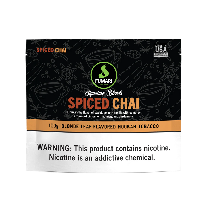 Tobacco Fumari Spiced Chai Hookah Shisha Flavor 100g