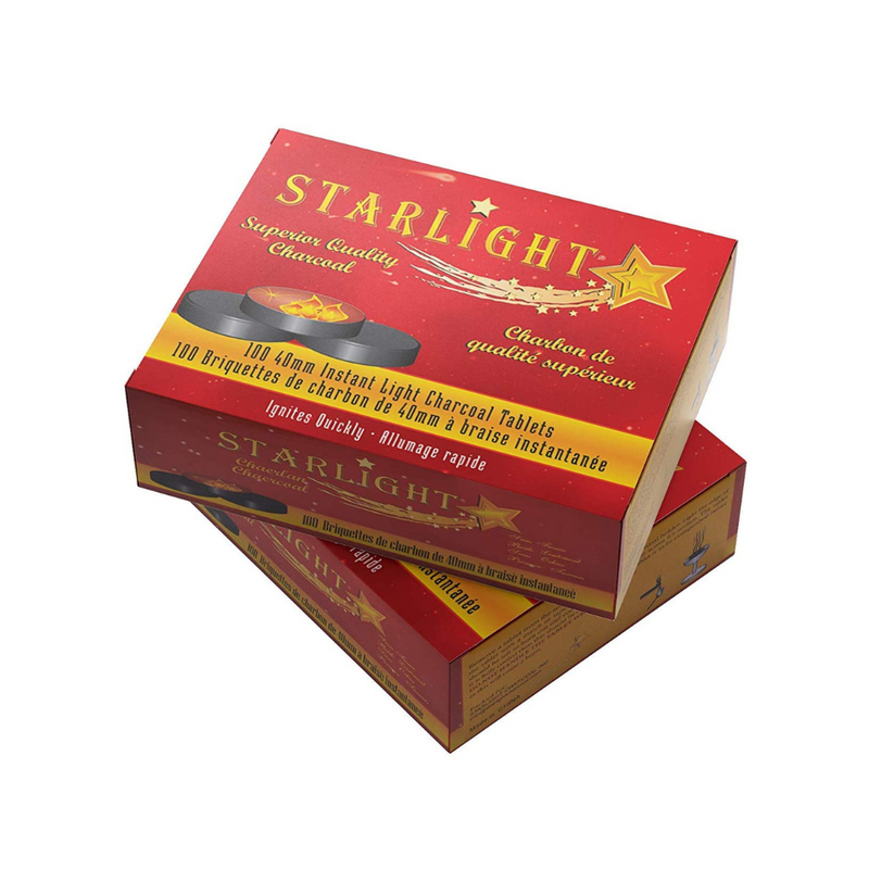 coals Starlight Quick Light Hookah Coals 40 mm Non-flavor