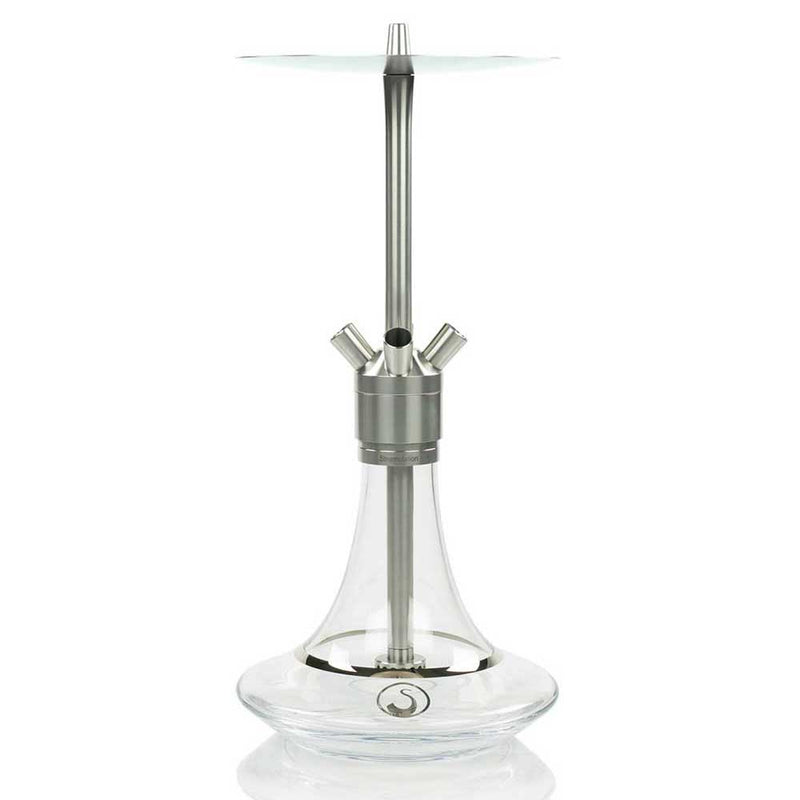 hookah Steamulation Classic Platinum Hookah  Clear  