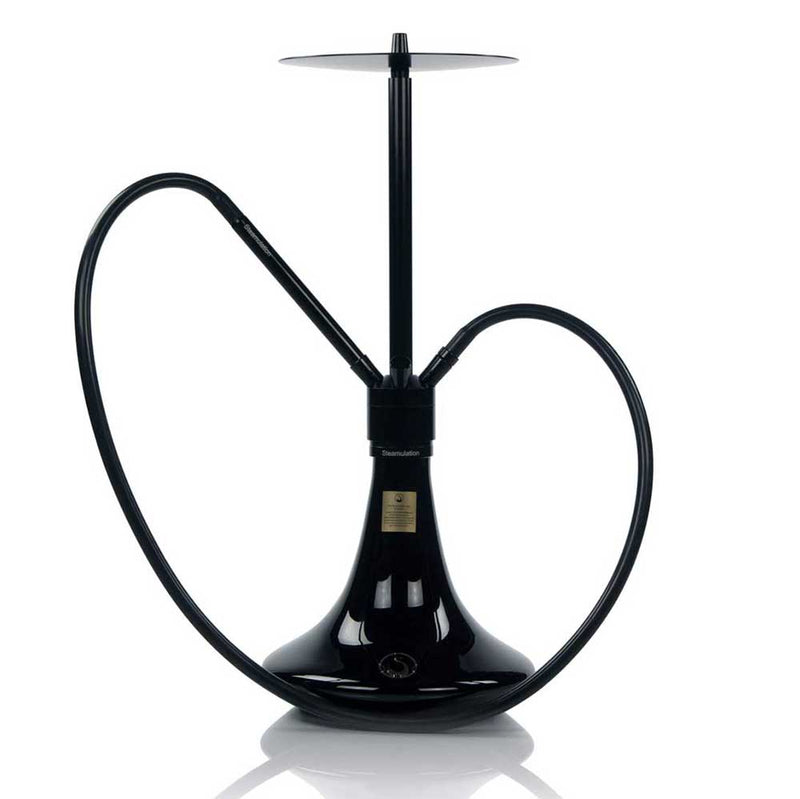 hookah Steamulation Superior Hookah  Black Polished  