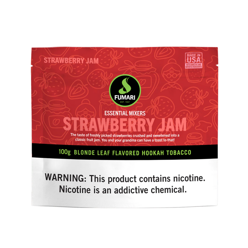 Tobacco Fumari Strawberry Jam Hookah Shisha Flavor 100g