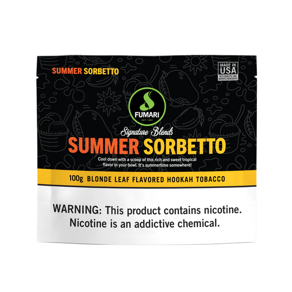 Tobacco Fumari Summer Sorbetto Hookah Shisha Flavor 100g