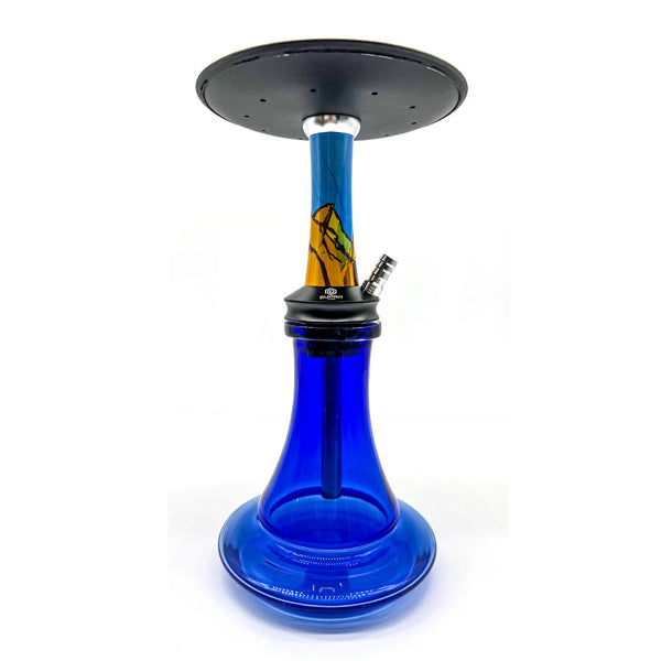 hookah Supra XS Glaze Hookah Blue