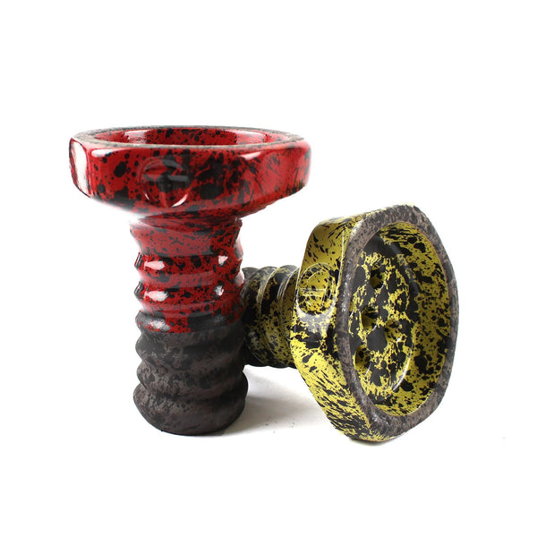 Bowl Telamon Evil Screw Glaze Hookah Bowl    