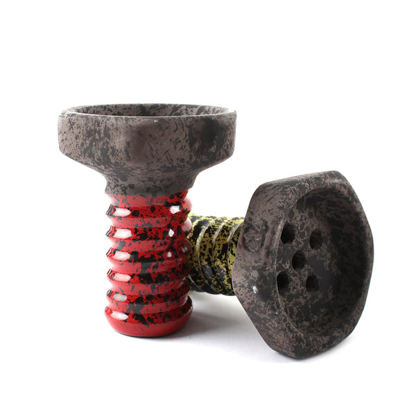 Bowl Telamon Evil Screw Clay Hookah Bowl    