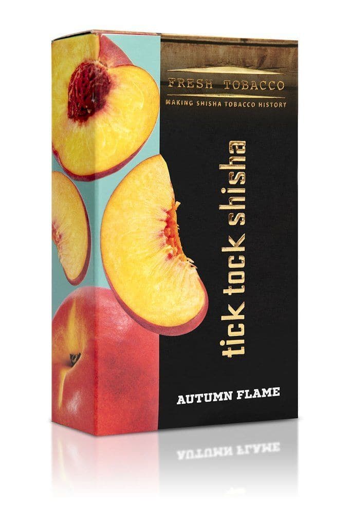 Tobacco Tick Tock Shisha  Autumn Flame (Peach) 100g 