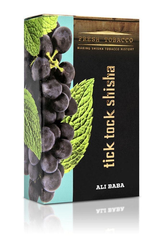 Tobacco Tick Tock Shisha  Ali Baba (Grape Mint) 100g 