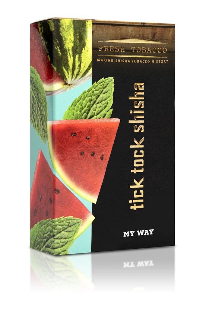 Tobacco Tick Tock Shisha  My Way (Watermelon Mint) 100g 