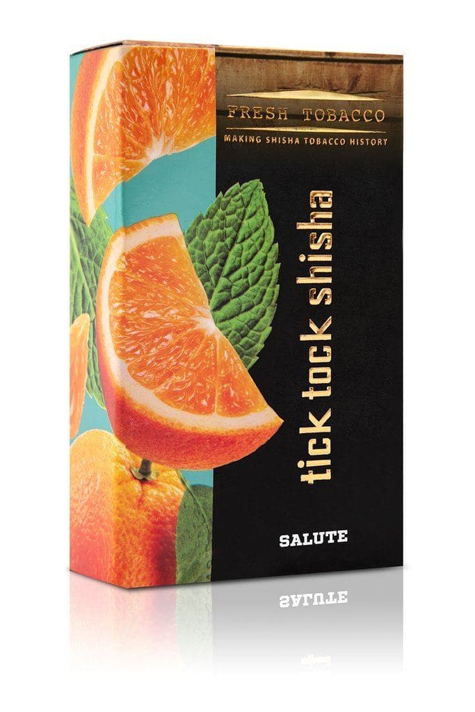 Tobacco Tick Tock Shisha  Salute (Orange Mint) 100g 