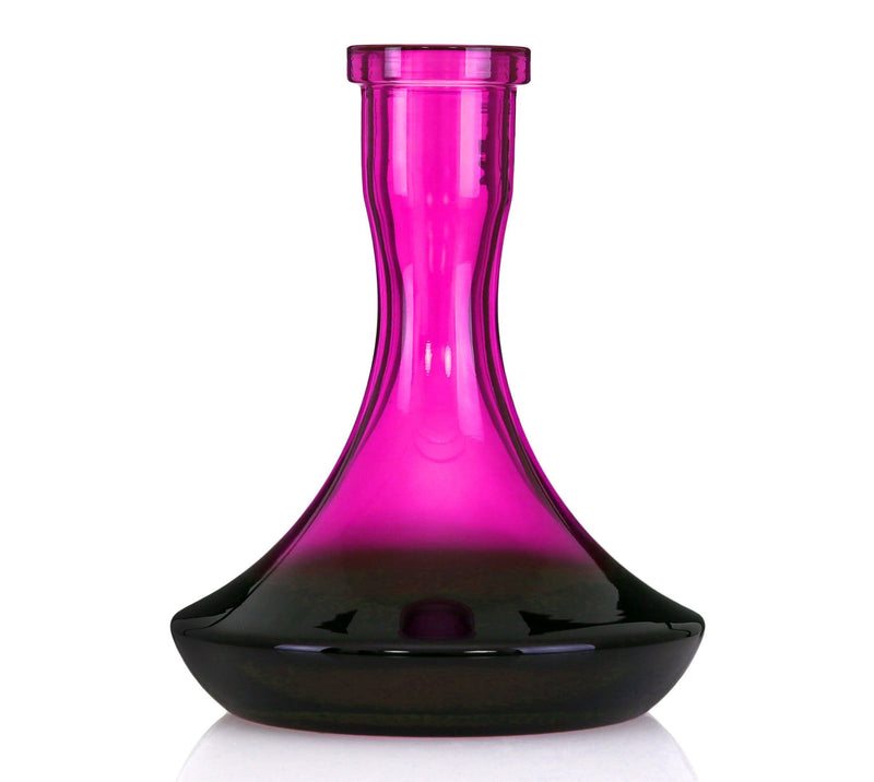 Base Traditional Glass Hookah Base  Pink/Shadow  