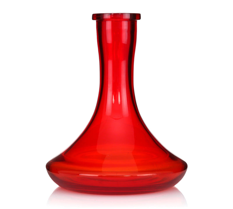 Base Traditional Glass Hookah Base  Red  
