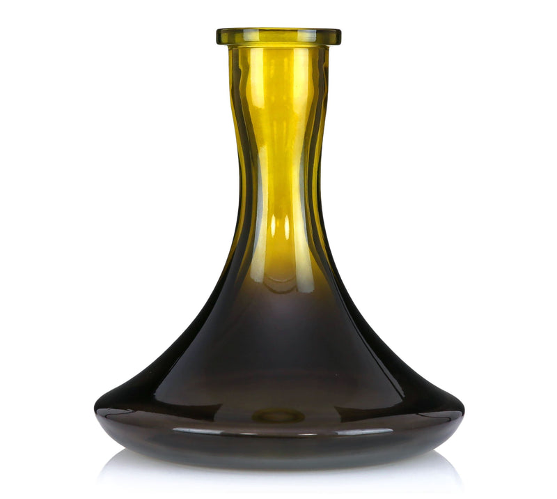 Base Traditional Glass Hookah Base  Yellow/Shadow  