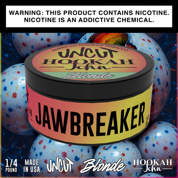 Uncut Blonde Jawbreaker Hookah Shisha Tobacco 1/4 lb