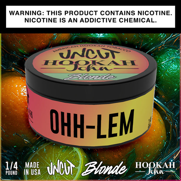 Uncut Blonde Ohh-Lem Hookah Shisha Tobacco 1/4 lb