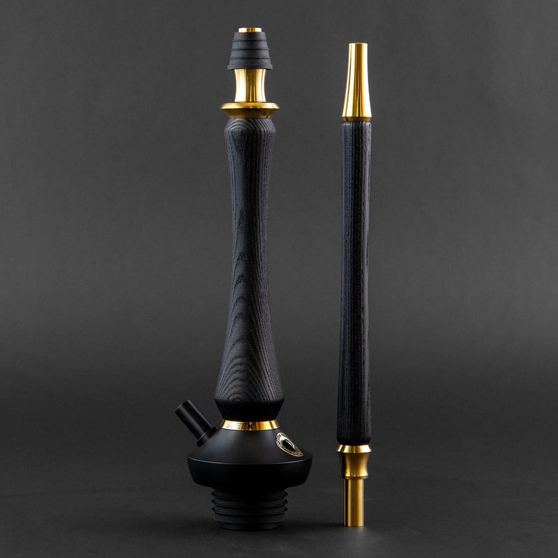 hookah Union Sleek PVD Hookah Black