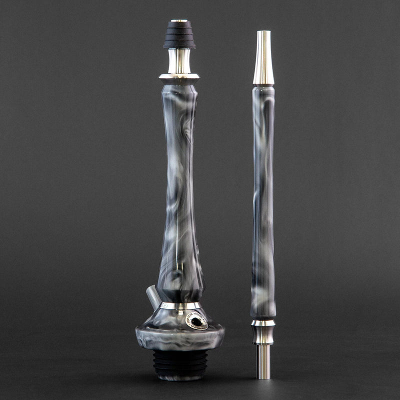 hookah Union Sleek Acrylic Hookah Gray