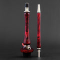 hookah Union Sleek Acrylic Hookah Red Full