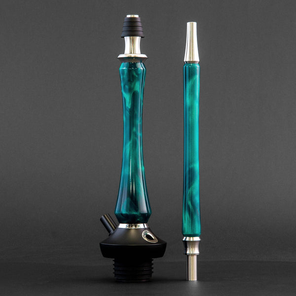 hookah Union Sleek Acrylic Hookah Turquoise