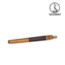 Mouthpiece WOOKAH Wooden Mouthpiece IROKO Leather Brown Leather