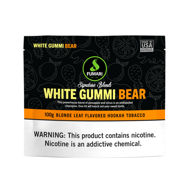 Tobacco Fumari White Gummi Bear Hookah Shisha Flavor