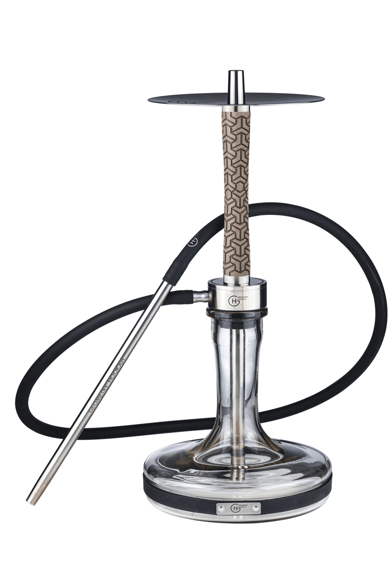 hookah Geometry Big Bro Y-Atome Hookah  Gray  