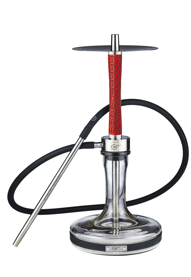 hookah Geometry Big Bro Y-Atome Hookah  Red  