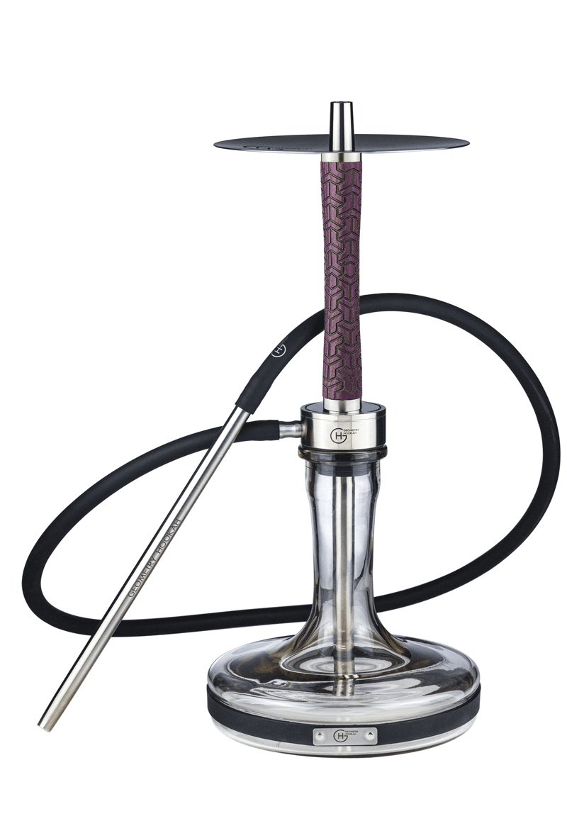 hookah Geometry Big Bro Y-Atome Hookah  Purple  