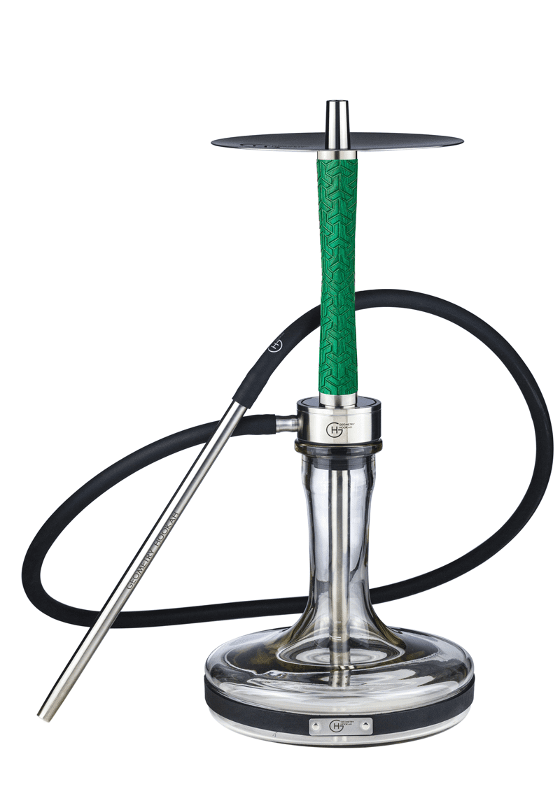 hookah Geometry Big Bro Y-Atome Hookah  Green  