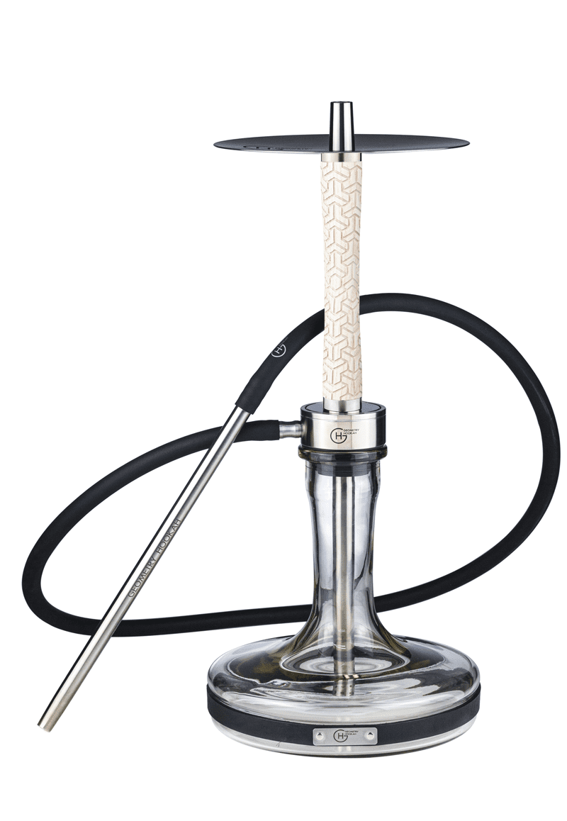 hookah Geometry Big Bro Y-Atome Hookah  White  