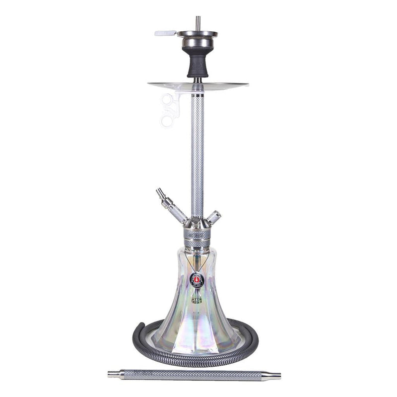 hookah Amy Carbonica Pride R Hookah (SS22.01) White-Clear Base