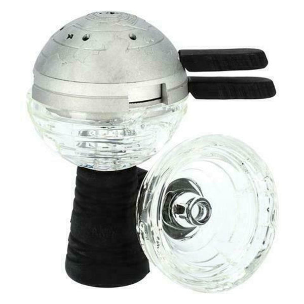 Bowl AMY Deluxe Glassi Globe Crystal Hookah Bowl Set 004    