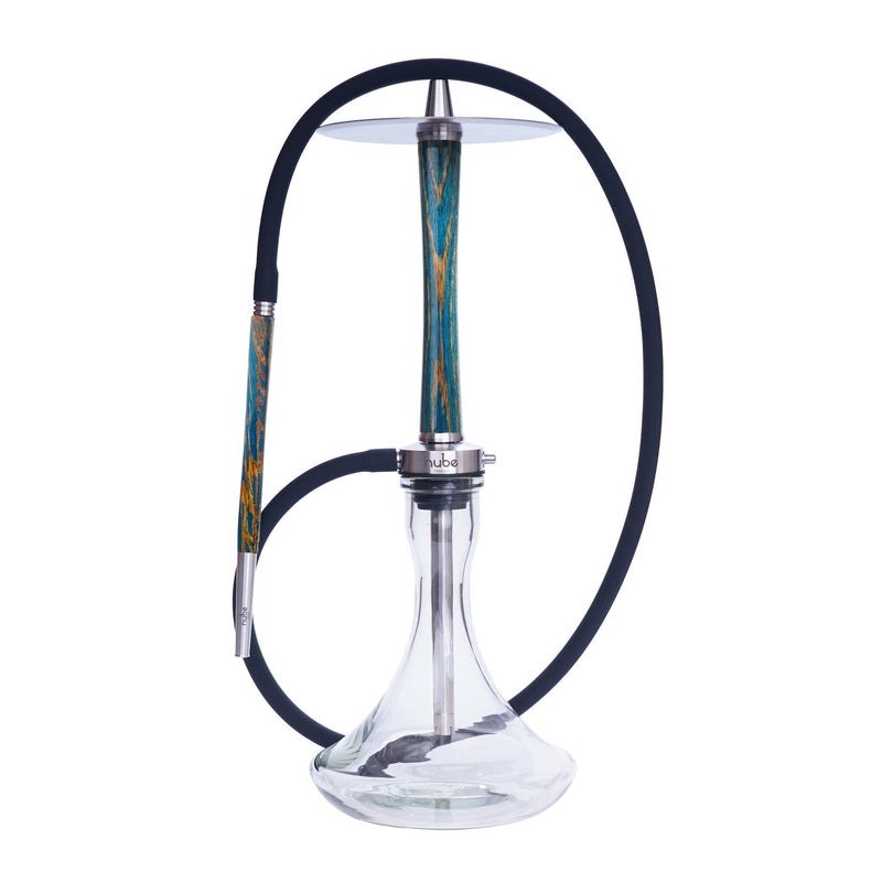 hookah Nube Unique Zebrano Hookah  Blue  