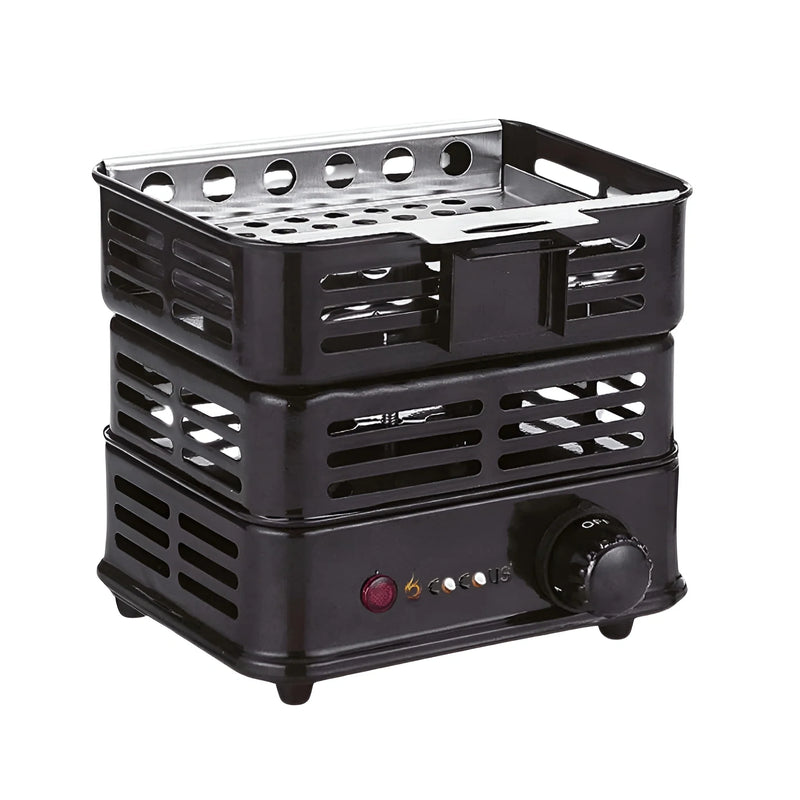 CocoUs Hookah Coal Charcoal Burner 1000W Party Size Black