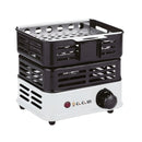 CocoUs Hookah Coal Charcoal Burner 1000W Party Size White